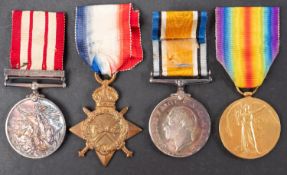 A WWI group of four to '218210 H C Nieass Po RN',