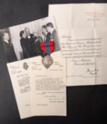 A George VI Imperial Service Medal in case of issue to Gertrude Carlotta Cooper,