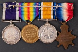 A WWI of four to 'CH 2735 Col Sergt C O Harroitt R M Brigade'.