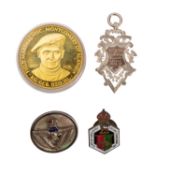 A silver gilt Montgomery Crown Medal, 1976, with certificate in case of issue,