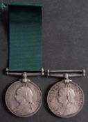 Two Victorian Volunteer Long Service Medals.