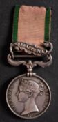 A Crimea Medal to '3192 Pte Thomas Wright 56th Rgt' with Sebastopol clasp.