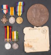 A South Africa and WWI group of five to '6147 Pte C. Theobald RL.