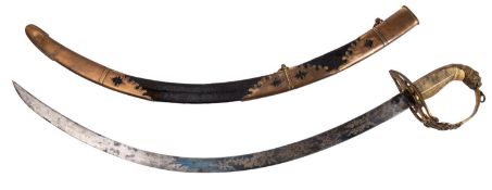 An 1803 pattern British Infantry Flank Officer's sword,