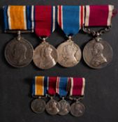 A WWI group of four to '6378 Wo Cl1 J.W.
