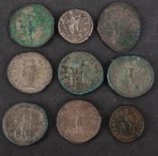 Roman coins including Denarius of Lucilla.