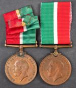 Two WWI Mercantile Marine Medals,