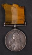 A Queen's Sudan Medal 1896-97 to '2984 Pte E Kemp 1/N Staff R