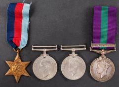 A WWII group of four to '2718769 Gdsmn D Mc Reavie 1 Gds.