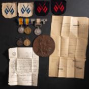 A WWI trio to '6007451 Sgt K.S.