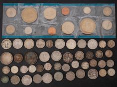 A mixed bag of USA coins.