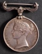 A Crimea Medal to ' Wm Sullivan ORD'.