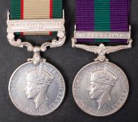A George VI India General Service Medal 1936-39 with North West Frontier 193739 clasp to