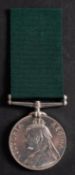 A Victorian Volunter Long Service Medal, unnamed.