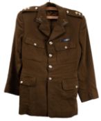 A post War Royal Marines Uniform together with one other British Army coat.