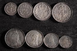 A Maundy Set, 1889 (dated box).
