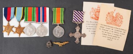 A WWII DFC group of five, Distinguished Flying Cross date 1944in case of issue, 1939-45 Star,
