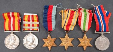 Two WWI Voluntary Medical Service Medals, one to 'Mrs Ellen Sherwood',