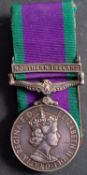 An Elizabeth II General Service Medal with Northern Ireland clasp to '24548694 GDSM S R Harper