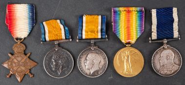 A WWI group of four to 'J32553 N. W. J.