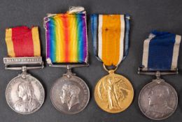 A Boxer Rebellion and WWI group of four to '153231 J Wakem Ch Sto RN',