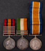 A South Africa/WWI trio to '92843 Bomb F Barkham 4th MB RGA',
