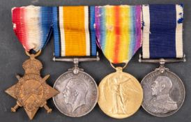 A WWI group of four to '343257 S.T Luxton Act CHAMR.