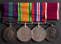 A WWII group of four to '1860296 Sgt. T.A. Waight R.