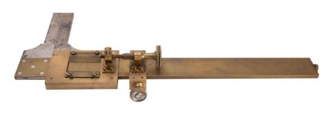 A brass and steel Vernier Caliper by Troughton & Simms, London,