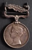 A Crimea Medal 1854 with Sebastopol clasp,