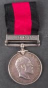 A Natal Rebellion Medal with 1906 clasp to 'Pte J W Strongman,