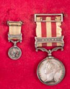 An Indian Mutiny Medal with Delhi clasp to 'Lieut I P Lind Lind's Mooltan Horse',