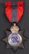 A George V Imperial Service Order to 'Alfred J Carter',maker Elkington & Co, London,