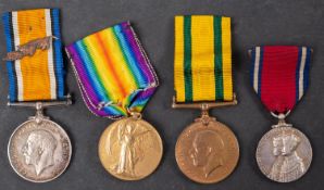 A WWI group of four to 'Capt G P Paige D of Corn.