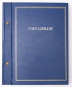 An album full of a quantity of pre 1947 silver (halfcrowns to sixpences) with some Cupro Nickel.
