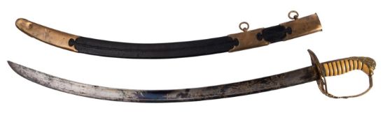 An 1803 pattern British Infantry Flank Officer's sword,