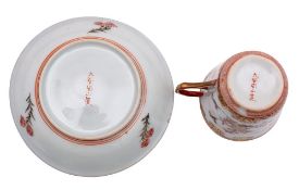 A group of Japanese porcelain, primarily blue and white, but including some late Kutani wares.