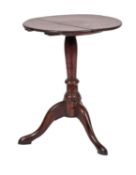 An 18th-century circular occasional table;
