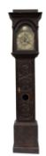 Gilbert Kidd, Malton, a mid-eighteenth century oak longcase clock with later carved decoration,