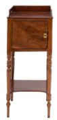 A Regency mahogany pot cupboard,