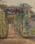 WITHDRAWN Henry M. Terry (British, 1879-1920) Garden Pergola.