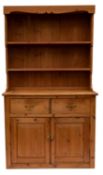 A pine dresser in 18th century taste,