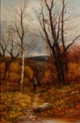 R.J. Hammond (British, fl.1882-1911) Woodland Walk.