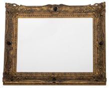 A composition framed wall mirror in 18th-century style,