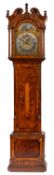 Peter Green, Apenrade, a Danish walnut moonphase longcase clock the eight-day
