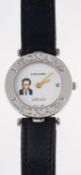 Leonard a lady's wristwatch the case rear signed Leonard 7242,
