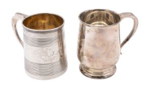 A George III silver mug, Charles Fox, London 1804,