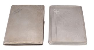 An Elizabeth II silver cigarette case, William Neale & Son Ltd, Birmingham 1956,