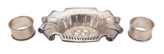 A Victorian silver bonbon dish, George Nathan & Ridley Hayes, Birmingham 1894,
