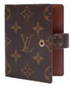 Louis Vuitton. A monogrammed canvas card wallet.